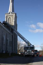campbellford, contractor, stone, buttress, louvers, wood work