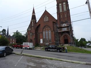 port hope, contractor, stained glass, chimney, brick