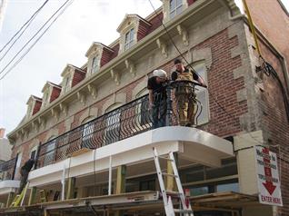 facace, restoration, contractor, warkworth, rod iron